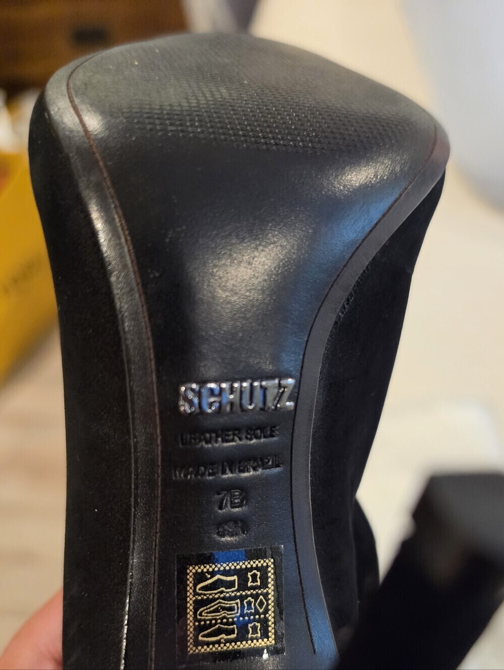 Shutz Open Toe Booties - Picture 2 of 7
